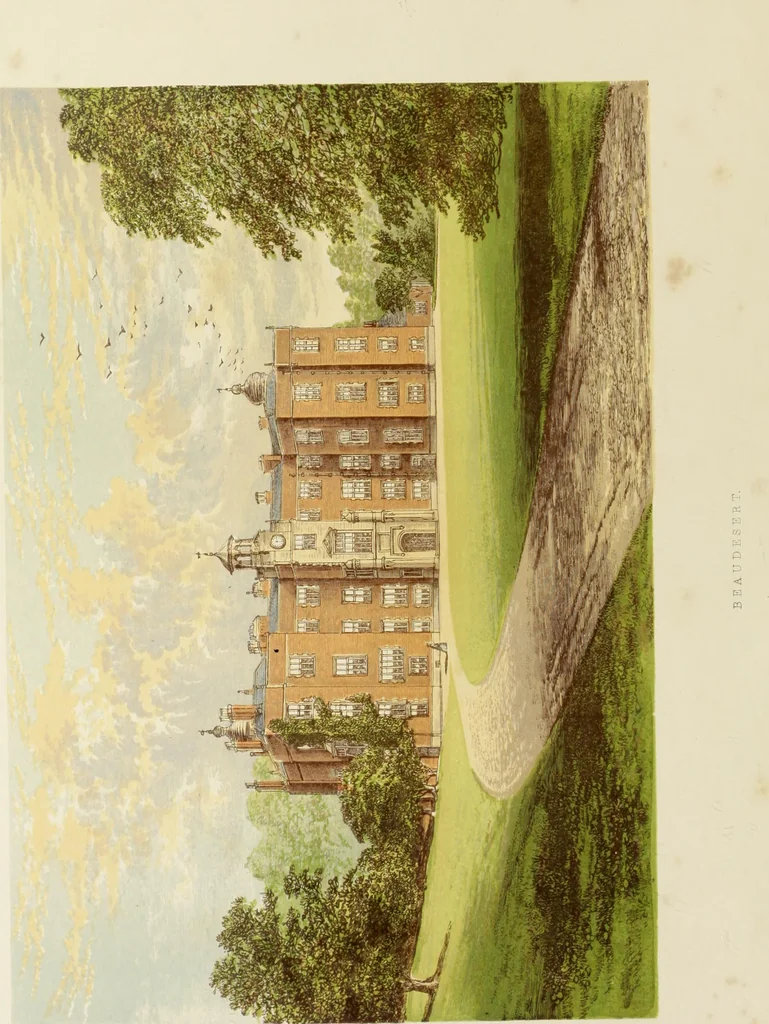 An illustration from A series of picturesque views of seats of the noblemen and gentlemen of Great Britain and Ireland. With descriptive and historical letterpress, 1880, leaf 17