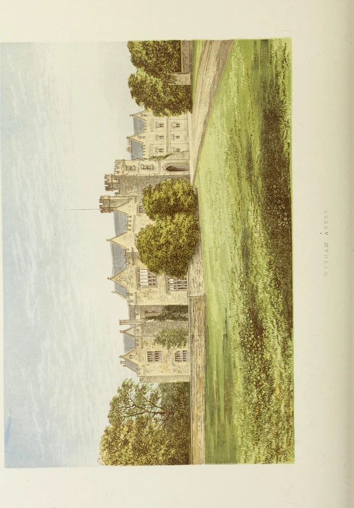 An illustration from A series of picturesque views of seats of the noblemen and gentlemen of Great Britain and Ireland. With descriptive and historical letterpress, 1880, leaf 189