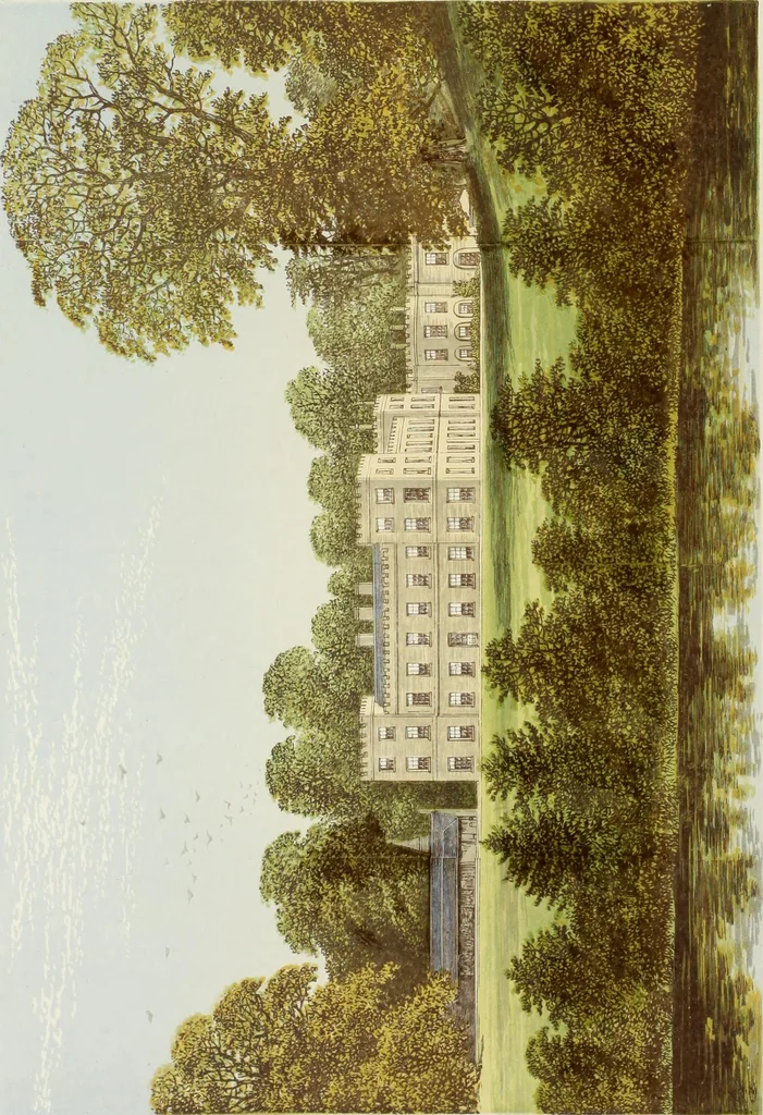 An illustration from A series of picturesque views of seats of the noblemen and gentlemen of Great Britain and Ireland. With descriptive and historical letterpress, 1880, leaf 207