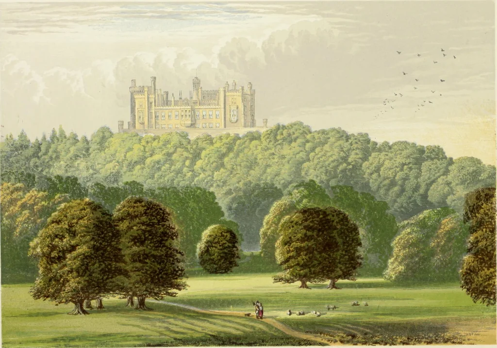 An illustration from A series of picturesque views of seats of the noblemen and gentlemen of Great Britain and Ireland. With descriptive and historical letterpress, 1880, leaf 23
