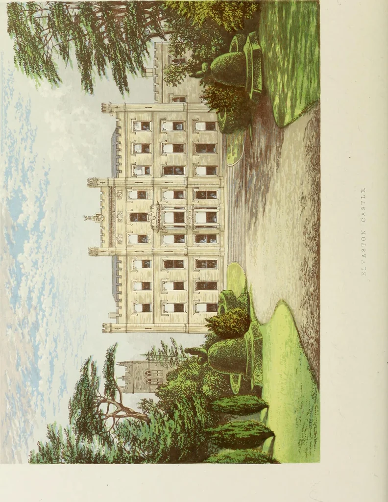 An illustration from A series of picturesque views of seats of the noblemen and gentlemen of Great Britain and Ireland. With descriptive and historical letterpress, 1880, leaf 71