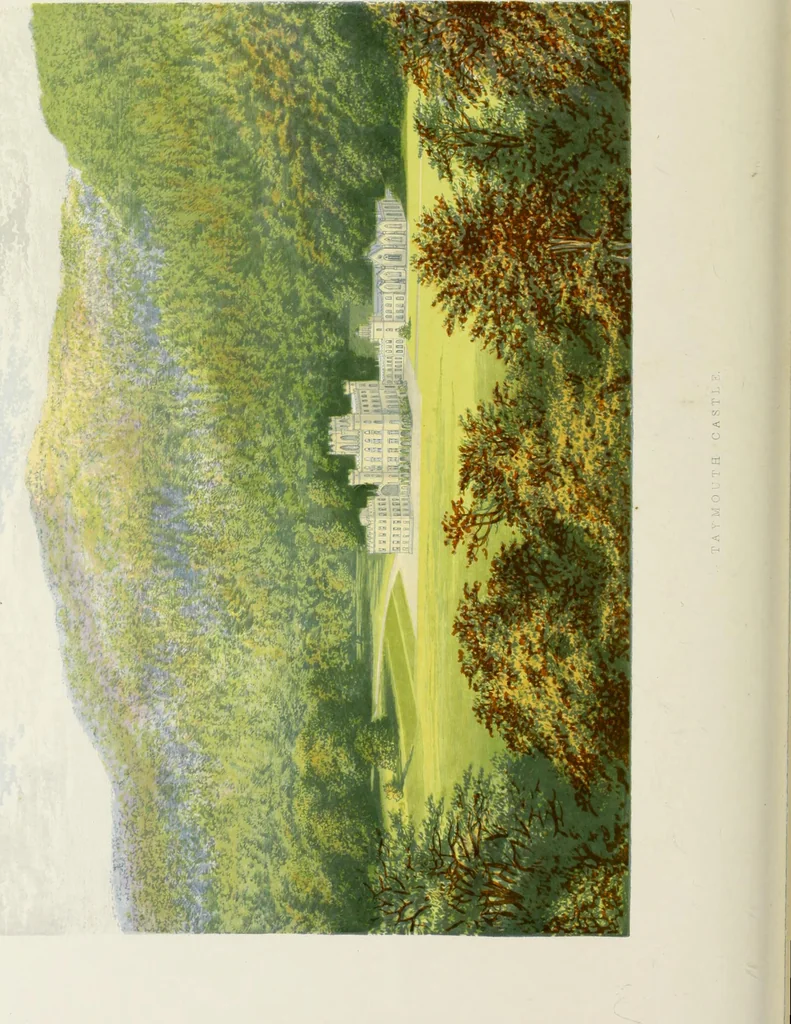 An illustration from A series of picturesque views of seats of the noblemen and gentlemen of Great Britain and Ireland. With descriptive and historical letterpress, 1880, leaf 99