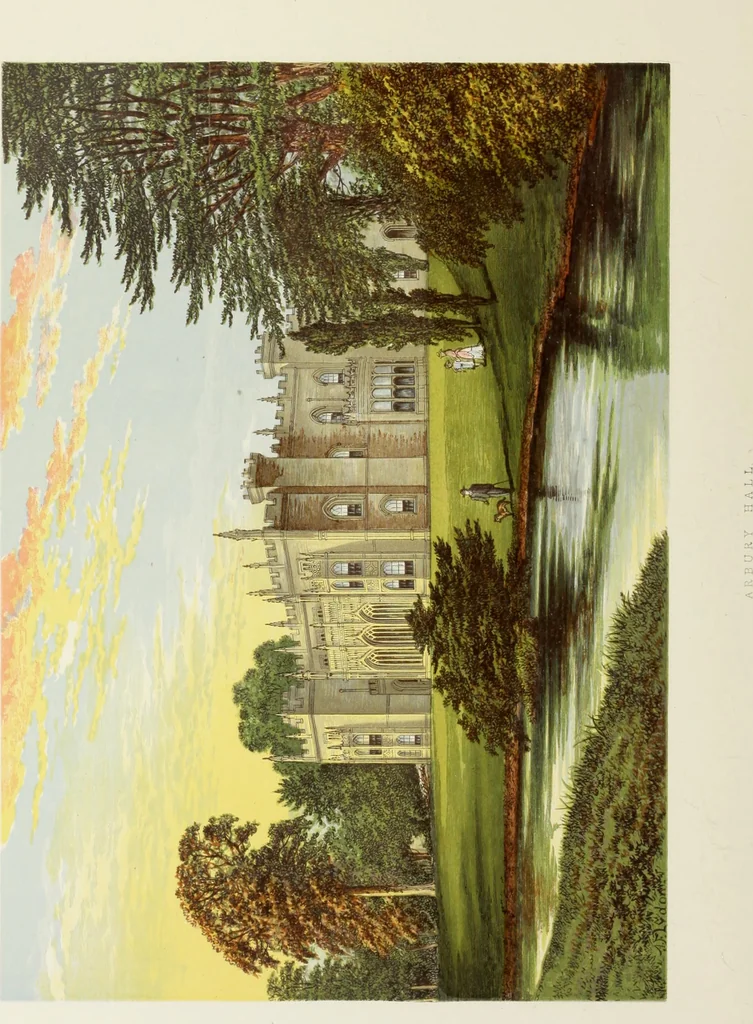 An illustration from A series of picturesque views of seats of the noblemen and gentlemen of Great Britain and Ireland. With descriptive and historical letterpress, 1880, leaf 131