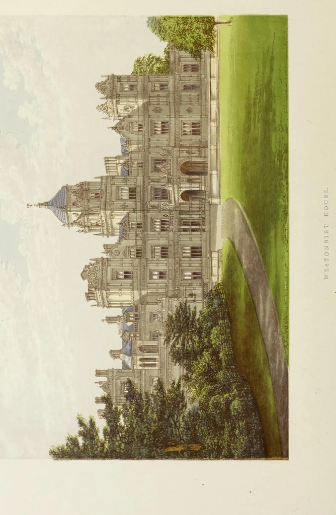 An illustration from A series of picturesque views of seats of the noblemen and gentlemen of Great Britain and Ireland. With descriptive and historical letterpress, 1880, leaf 167