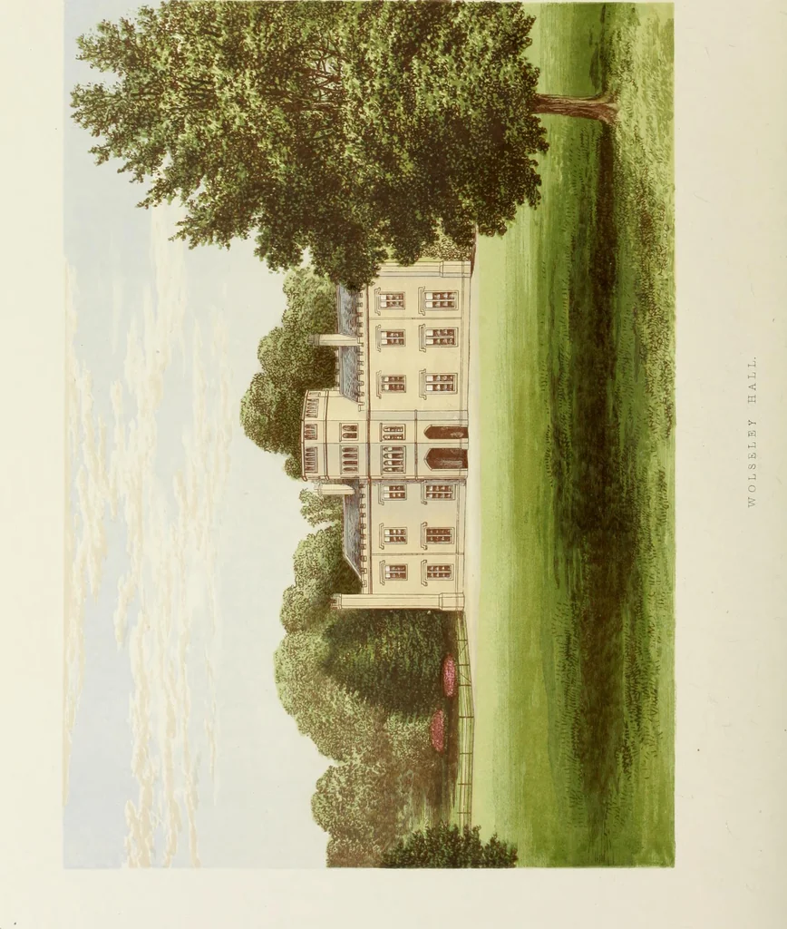 An illustration from A series of picturesque views of seats of the noblemen and gentlemen of Great Britain and Ireland. With descriptive and historical letterpress, 1880, leaf 173