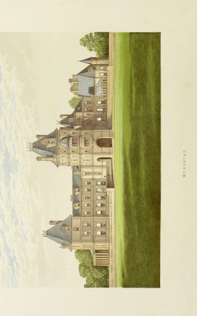An illustration from A series of picturesque views of seats of the noblemen and gentlemen of Great Britain and Ireland. With descriptive and historical letterpress, 1880, leaf 209