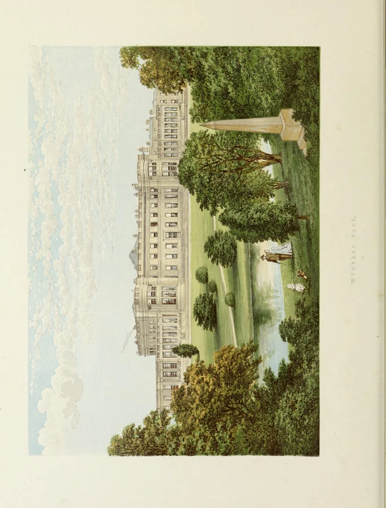 An illustration from A series of picturesque views of seats of the noblemen and gentlemen of Great Britain and Ireland. With descriptive and historical letterpress, 1880, leaf 47
