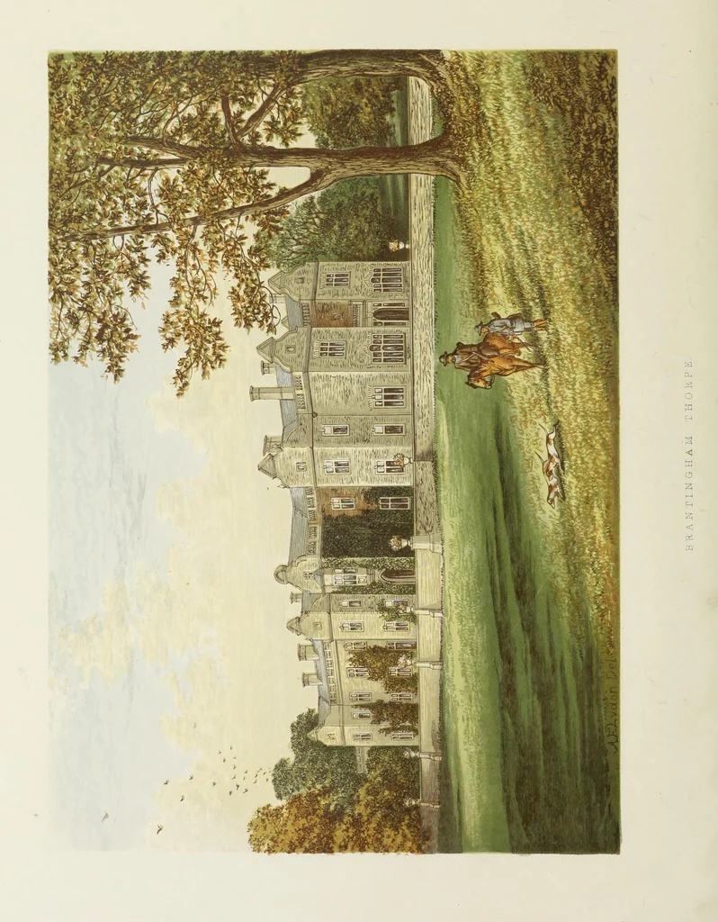 An illustration from A series of picturesque views of seats of the noblemen and gentlemen of Great Britain and Ireland. With descriptive and historical letterpress, 1880, leaf 65