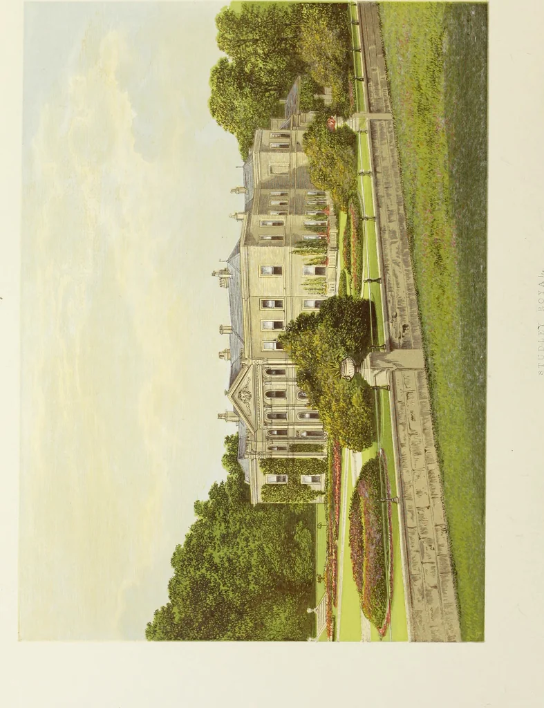 An illustration from A series of picturesque views of seats of the noblemen and gentlemen of Great Britain and Ireland. With descriptive and historical letterpress, 1880, leaf 129