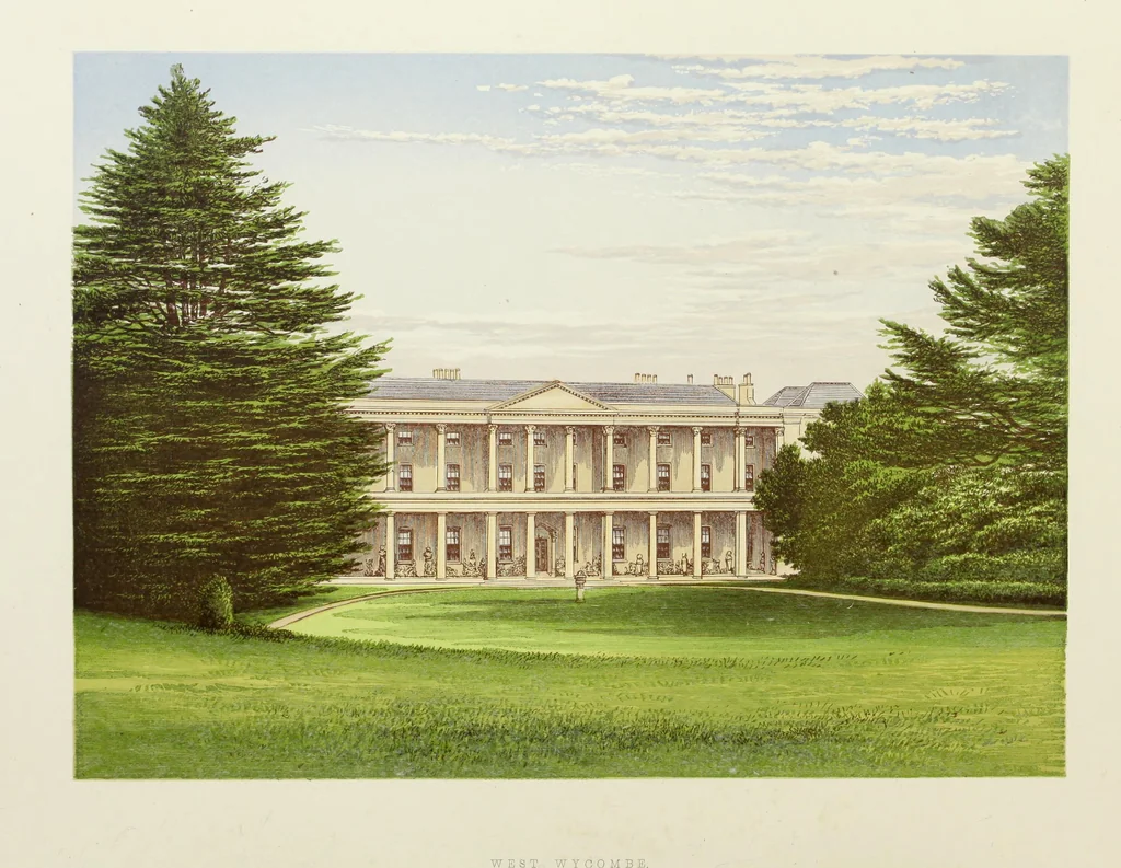 An illustration from A series of picturesque views of seats of the noblemen and gentlemen of Great Britain and Ireland. With descriptive and historical letterpress, 1880, leaf 135
