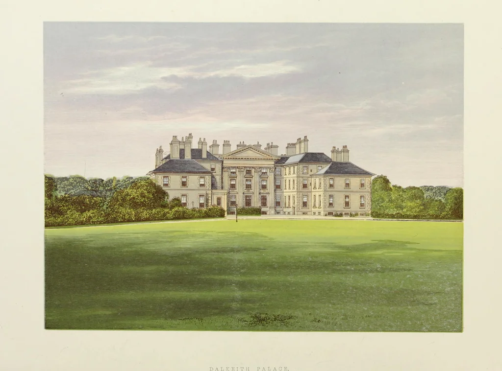 An illustration from A series of picturesque views of seats of the noblemen and gentlemen of Great Britain and Ireland. With descriptive and historical letterpress, 1880, leaf 153