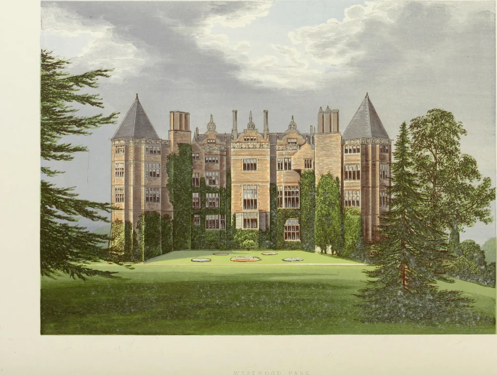An illustration from A series of picturesque views of seats of the noblemen and gentlemen of Great Britain and Ireland. With descriptive and historical letterpress, 1880, leaf 207