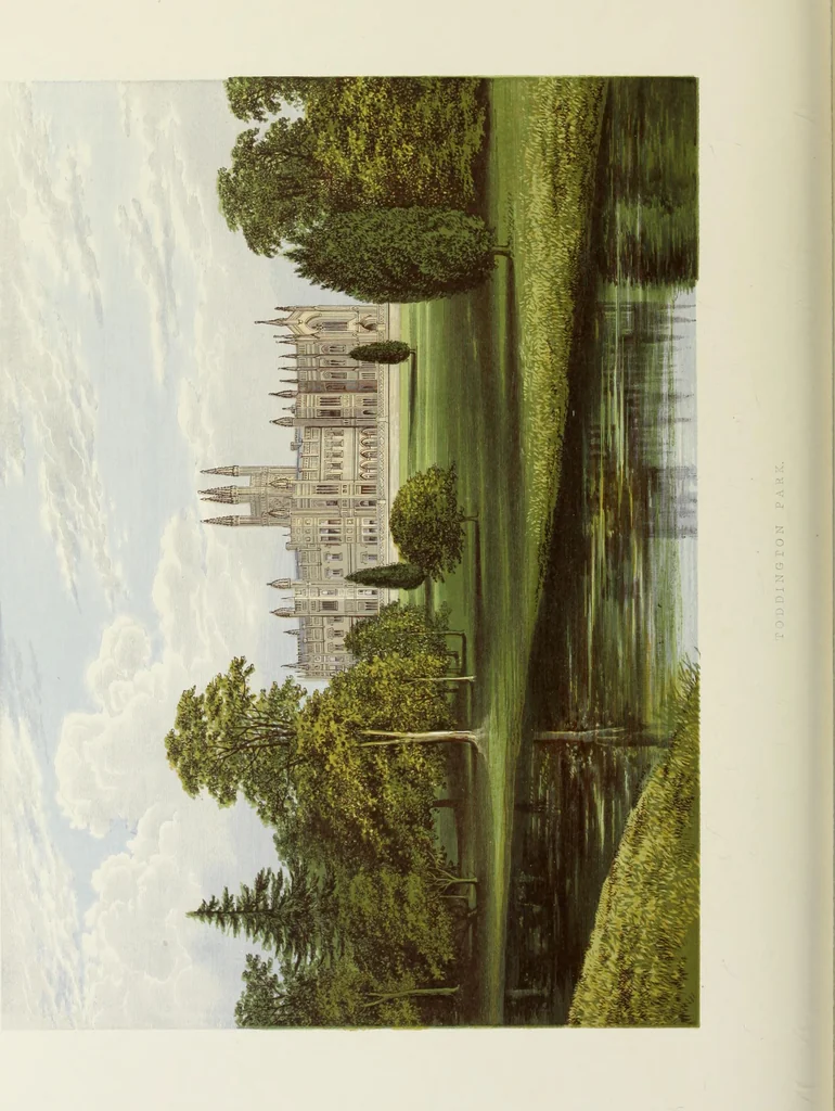 An illustration from A series of picturesque views of seats of the noblemen and gentlemen of Great Britain and Ireland. With descriptive and historical letterpress, 1880, leaf 213