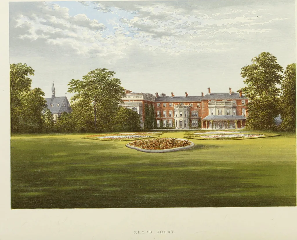 An illustration from A series of picturesque views of seats of the noblemen and gentlemen of Great Britain and Ireland. With descriptive and historical letterpress, 1880, leaf 75