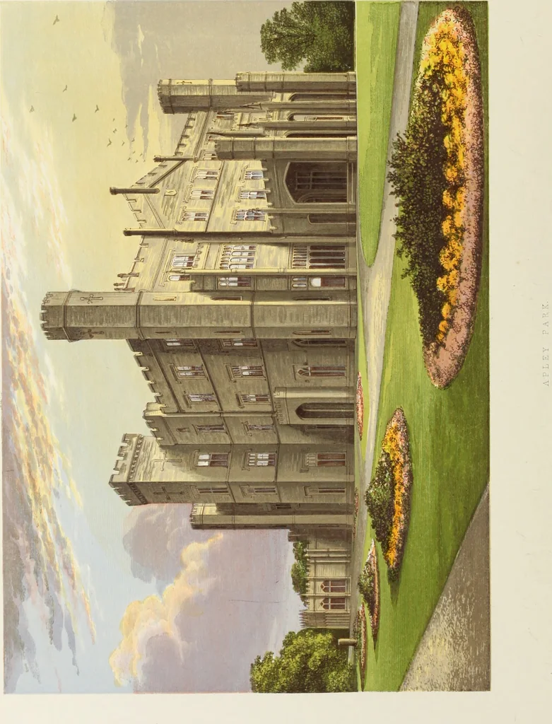An illustration from A series of picturesque views of seats of the noblemen and gentlemen of Great Britain and Ireland. With descriptive and historical letterpress, 1880, leaf 167