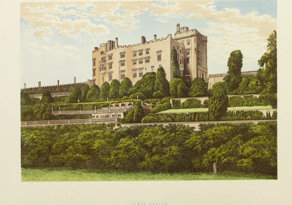 An illustration from A series of picturesque views of seats of the noblemen and gentlemen of Great Britain and Ireland. With descriptive and historical letterpress, 1880, leaf 185