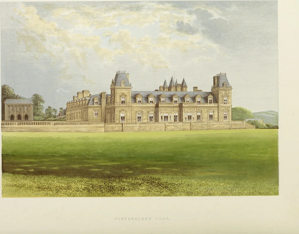 An illustration from A series of picturesque views of seats of the noblemen and gentlemen of Great Britain and Ireland. With descriptive and historical letterpress, 1880, leaf 71