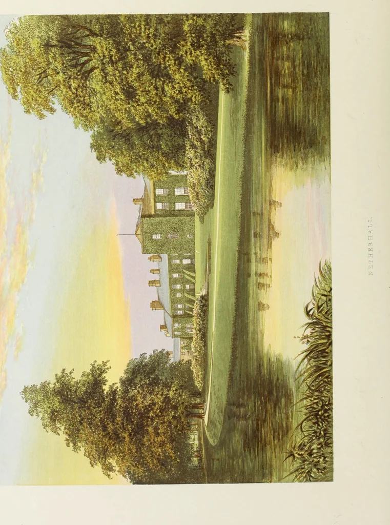 An illustration from A series of picturesque views of seats of the noblemen and gentlemen of Great Britain and Ireland. With descriptive and historical letterpress, 1880, leaf 77