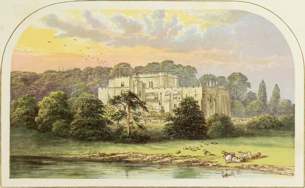 An illustration from A series of picturesque views of seats of the noblemen and gentlemen of Great Britain and Ireland. With descriptive and historical letterpress, 1880, leaf 8
