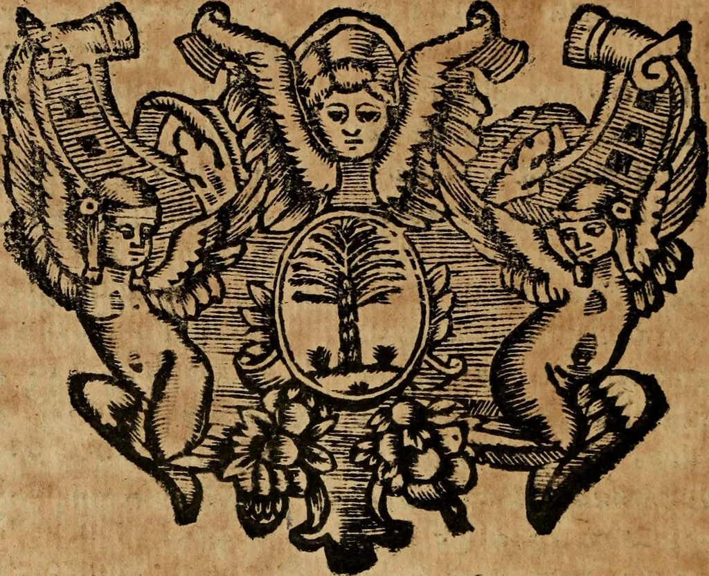 An illustration from Sermoens, 1694, leaf 417