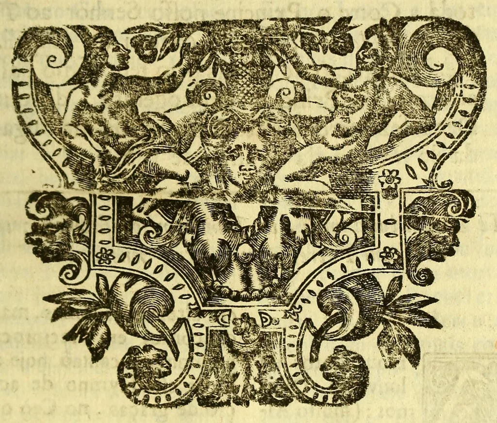An illustration from Sermoens do P. Antonio Vieyra da Companhia de Jesu, prègador de Sua Magestade. Parte duodecima, 1699, leaf 191