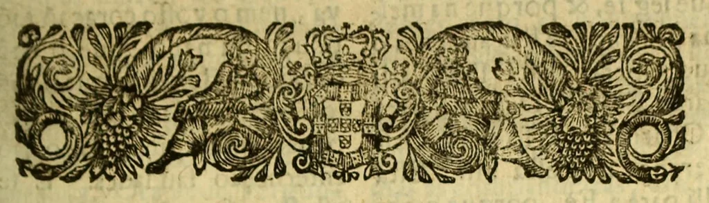 An illustration from Sermoens do P. Antonio Vieira, da Companhia de Iesu, Prégador de Sua Magestade. Terceira parte, 1683, leaf 15