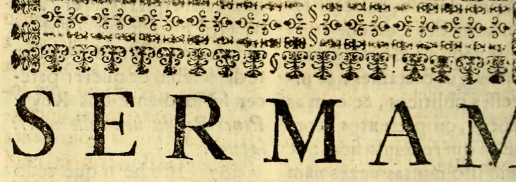 An illustration from Sermoens do P. Antonio Vieira, da Companhia de Iesu, Prégador de Sua Magestade. Terceira parte, 1683, leaf 302
