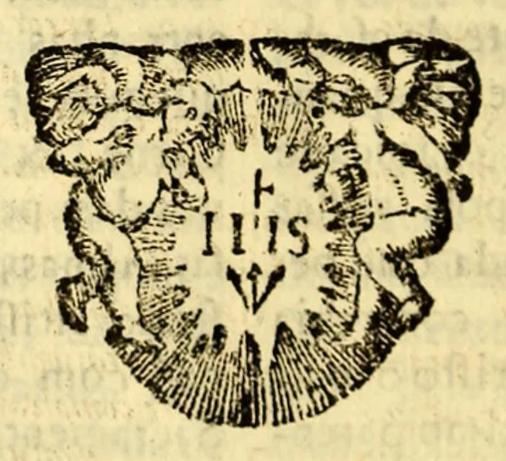 An illustration from Sermoens do P. Antonio Vieira, da Companhia de Iesu, Prégador de Sua Magestade. Terceira parte, 1683, leaf 550