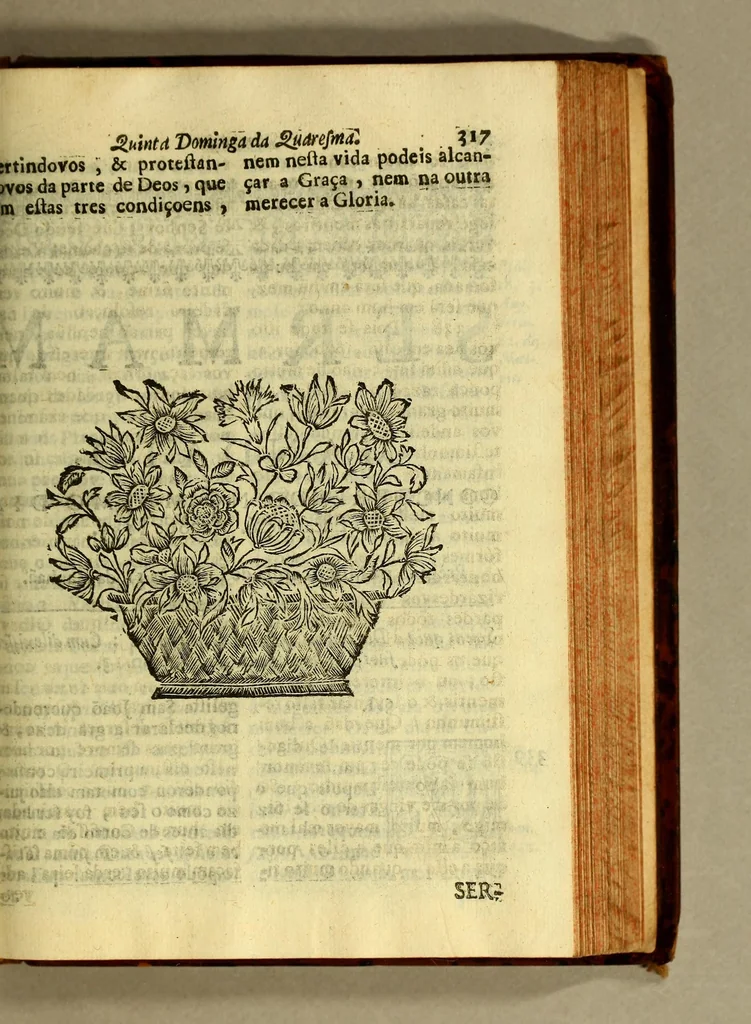 An illustration from Sermoens do P. Antonio Vieira, da Companhia de Jesu, Prègador de Sua Magestade. Quarta parte, 1685, leaf 333