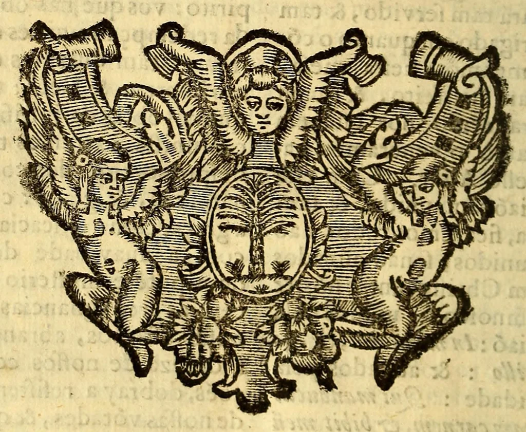 An illustration from Sermoens do P. Antonio Vieyra da Companhia de Jesu, prègador de Sua Magestade, septima parte, 1692, leaf 142