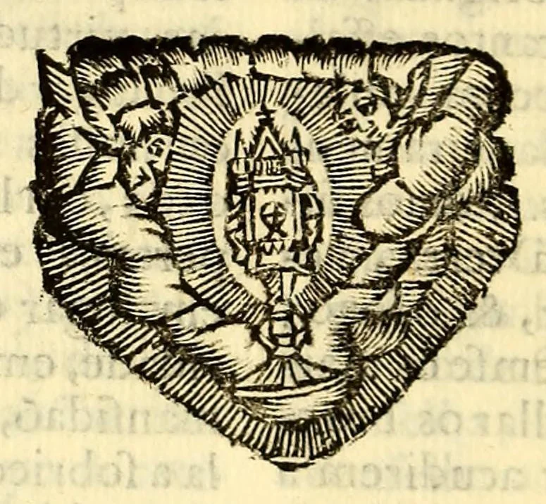 An illustration from Sermoens do P. Antonio Vieira, da Companhia de Jesu, visitador da Provincia do Brasil, Prègador de Sua Magestade. Quinta parte, 1689, leaf 296