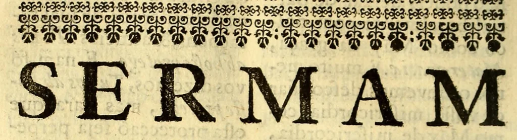 An illustration from Sermoens do P. Antonio Vieira, da Companhia de Jesu, visitador da Provincia do Brasil, Prègador de Sua Magestade. Quinta parte, 1689, leaf 420