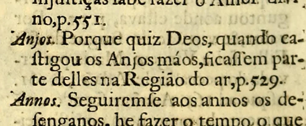 An illustration from Sermoens do P. Antonio Vieira, da Companhia de Jesu, visitador da Provincia do Brasil, Prègador de Sua Magestade. Quinta parte, 1689, leaf 612