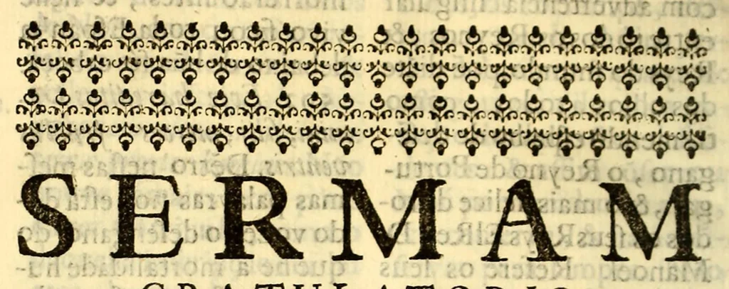 An illustration from Sermoens do P. Antonio Vieyra, da Companhia de Jesu, prègador de Sua Magestade. Undecima parte, 1696, leaf 514