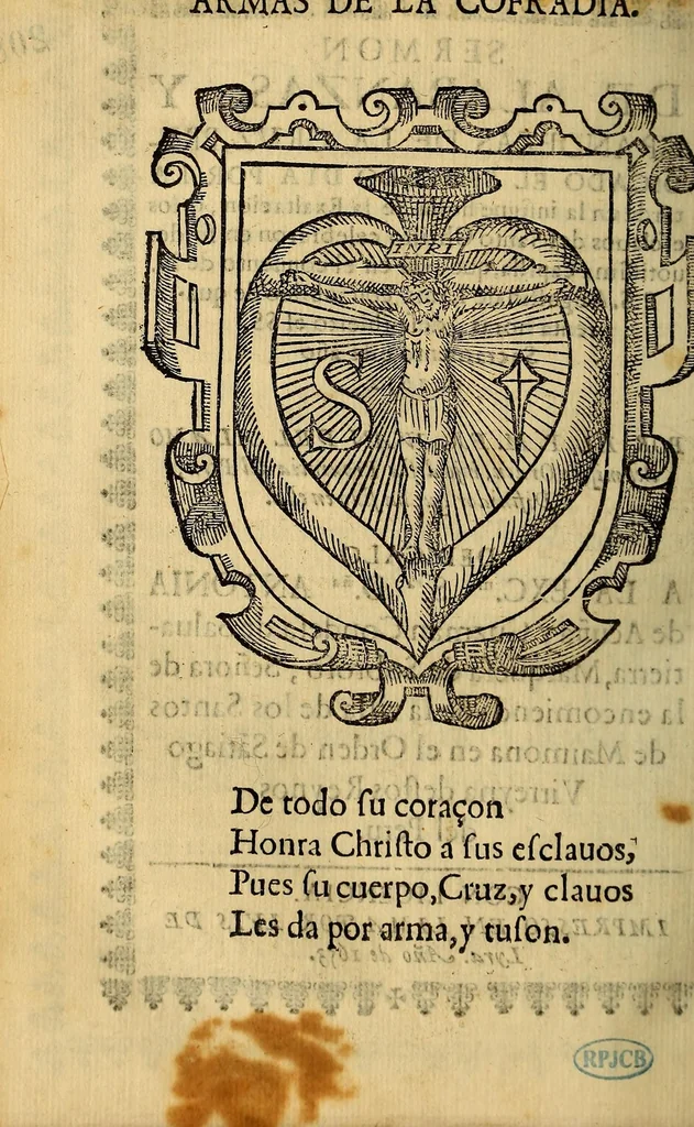An illustration from Sermon de alabanzas, y grandezas de la cruz,, 1653, leaf 10