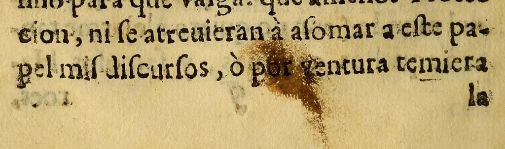 An illustration from Sermon de la purissima concepcion de Maria, 1696, leaf 12