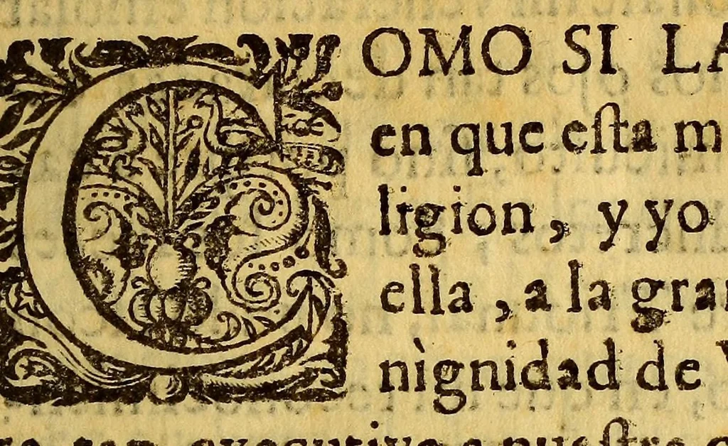 An illustration from Sermon de la purissima concepcion de Maria, 1696, leaf 9