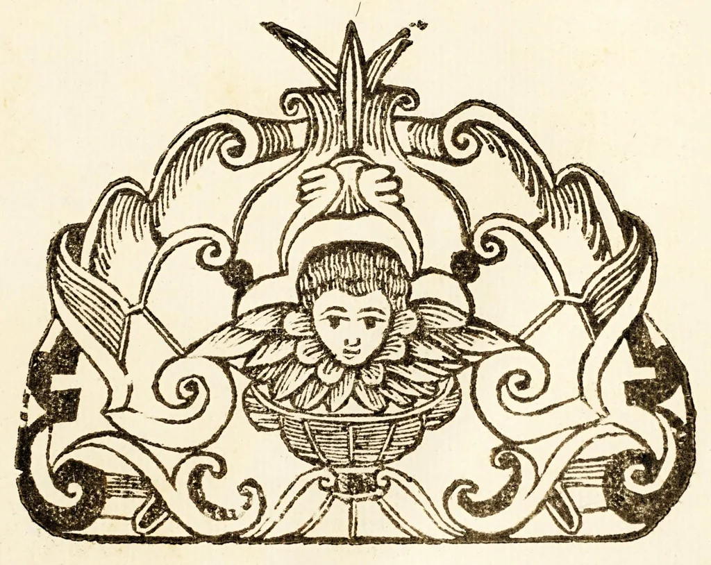 An illustration from Sermon del gran privado de Christo el evangelista San Juan en la titular fiesta, : que patente el SS. Sacramento celebra la Compañia de Bethlem en su Hospital de Convalecientes de Mexico., 1689, leaf 45