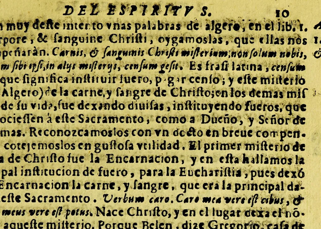 An illustration from Sermon en la festiva accion de gracias, que se hizo en la cathedral de la cuidad del Cuzco el domingo quarto de quaresma a Maria Santissima por la recuperacion de la cuidad de Valdiuia, y felices sucessos del Reyno de Chile deste ano de [1]647. : Celebrada por el Illmo. y Rmo. Sor. doctor don Iuan Alonso Ocon, obispo del Cuzco, del consejo de Su Magestad., 1647, leaf 33