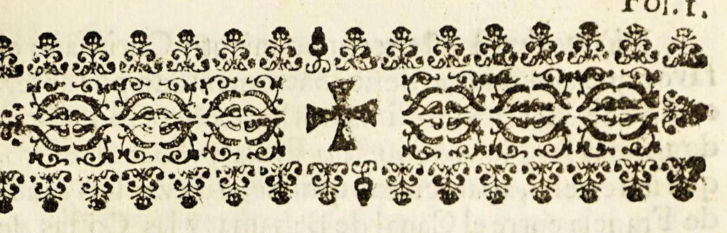 An illustration from Sermon en la solemnidad, que se consagrò á Christo S.N. sacramentado, y à su santissima madre en su milagrosa imagen de los remedios por el feliz sucesso de la flota en el viage de buelta à España., 1699, leaf 25