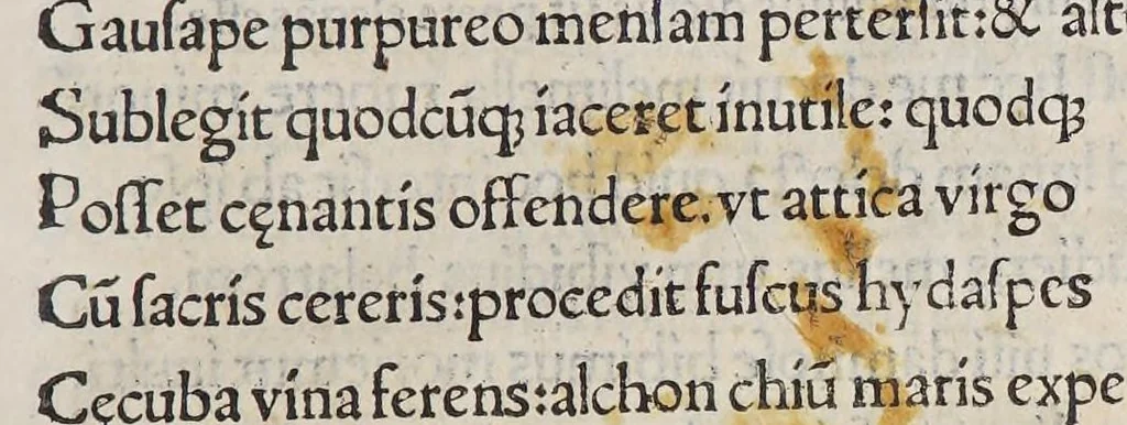 An illustration from Sermones [et] epistol[a]e Quinti Flacci Horatii :, 1503, leaf 131
