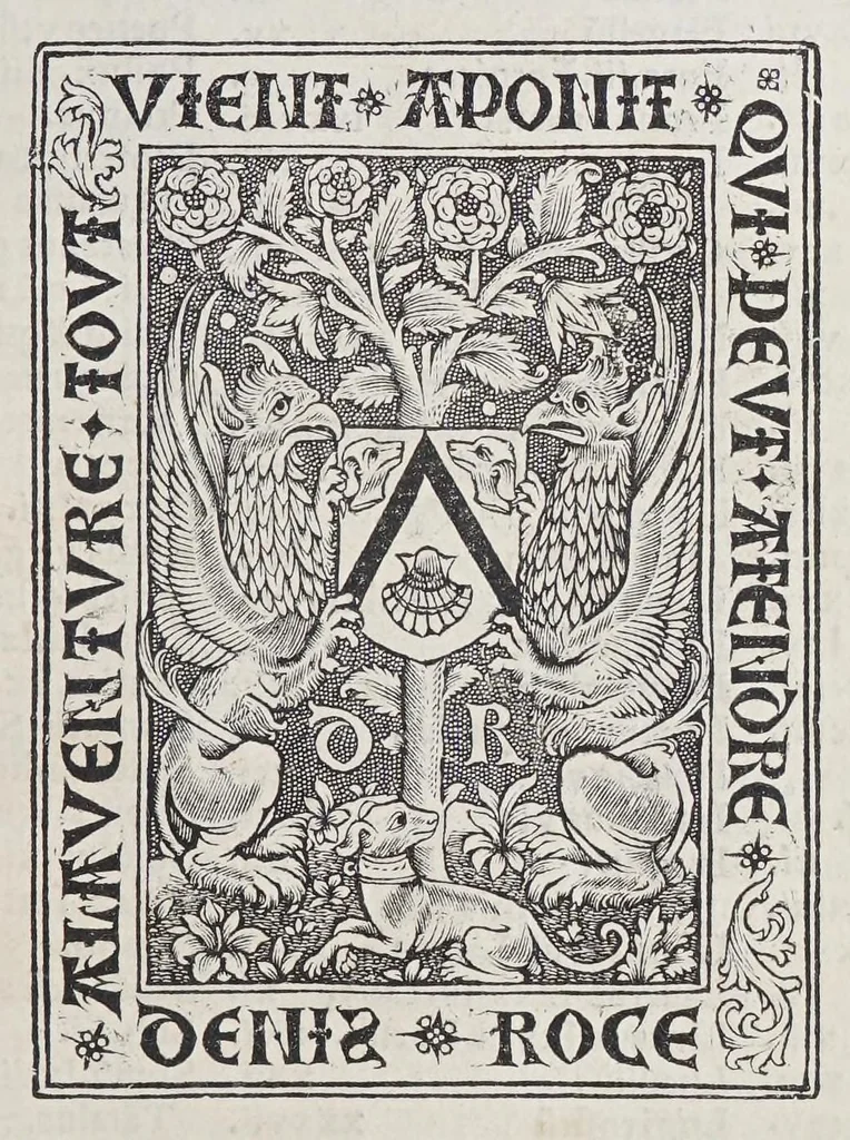 An illustration from Sermones [et] epistol[a]e Quinti Flacci Horatii :, 1503, leaf 3