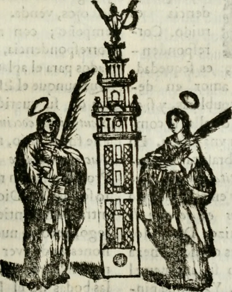 An illustration from Sermones varios, predicados en la cuidad de Lima corte de los reynos del Peru ... Sacalo a luz, Don Matheo Ibañez de Segovia y Peralta, Cavallero de el Orden de Calatrava, discipulo del Auctor. Dedicalos al Exmo. Señor Don Baltasar de la cuevar Enriquez Arias de Saavedra .., 1684, leaf 128