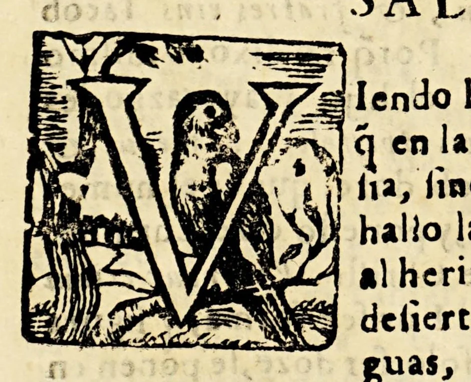 An illustration from Sermones varios, predicados en esta ciudad de Manila, 1675, leaf 176