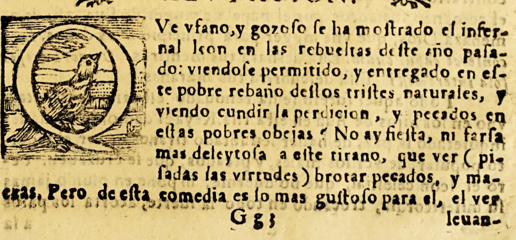 An illustration from Sermones varios, predicados en esta ciudad de Manila, 1675, leaf 255