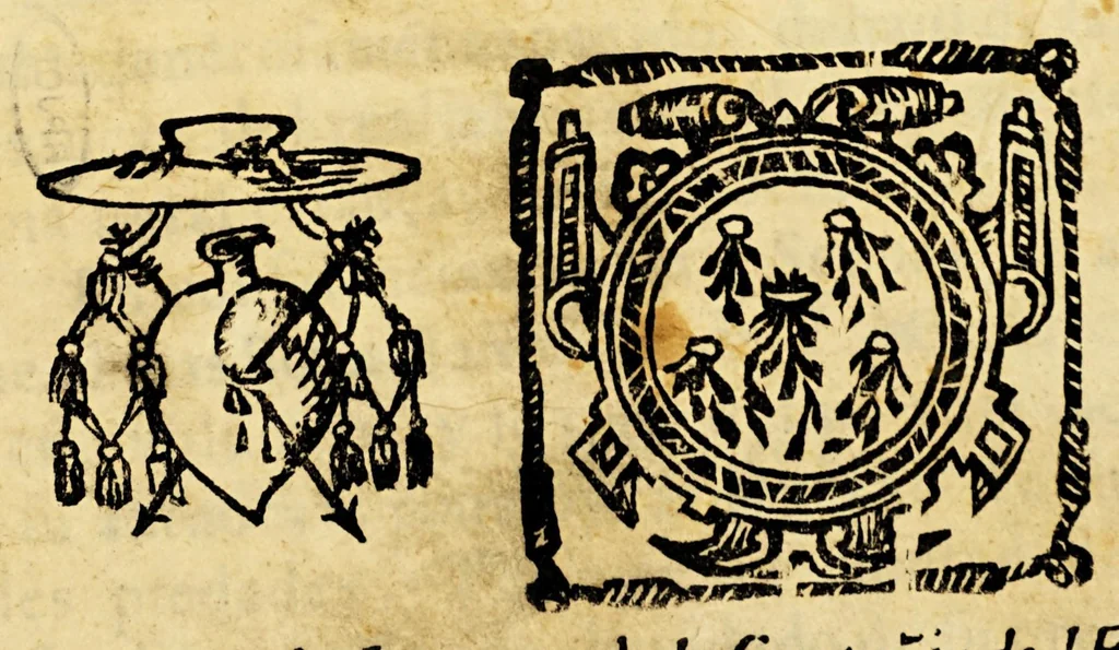 An illustration from Sermones varios, predicados en esta ciudad de Manila, 1675, leaf 3