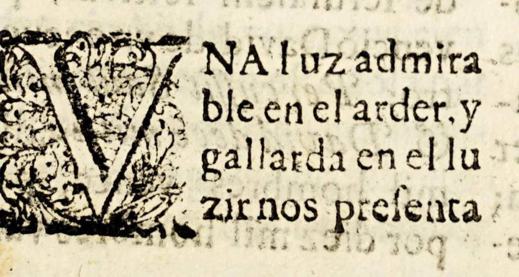 An illustration from Sermon panegirico moral, que en la fiesta annual, que acostumbra celebrar el convento de religiosos predicadores de Santo Domingo de Zacatecas en el dia de su santo patriarcha., 1696, leaf 27