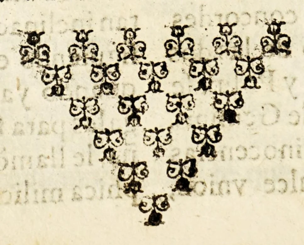An illustration from Sermon panegirico moral, que en la fiesta annual, que acostumbra celebrar el convento de religiosos predicadores de Santo Domingo de Zacatecas en el dia de su santo patriarcha., 1696, leaf 46