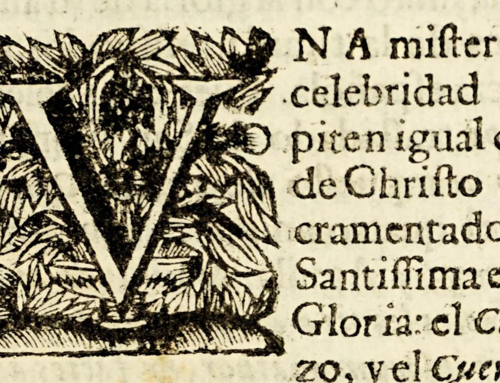 An illustration from Sermon que en la celebridad de la translacion del cuerpo del glorioso apostol de la India S. Francisco Xavier en la parrochia de la Sancta Vera-cruz de esta ciudad, 1694, leaf 23