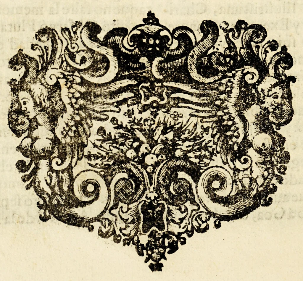 An illustration from Sermon que en la celebridad de la translacion del cuerpo del glorioso apostol de la India S. Francisco Xavier en la parrochia de la Sancta Vera-cruz de esta ciudad, 1694, leaf 42